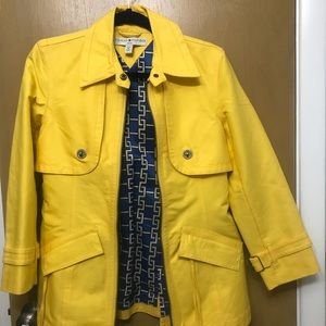 Tommy Hilfiger Yellow Utility Jacket 6 Petite